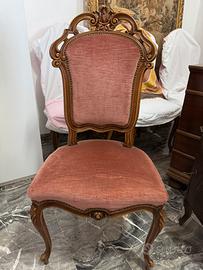 6 sedie stile antico