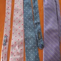 Cravatte in seta colori assortiti