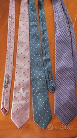 Cravatte in seta colori assortiti