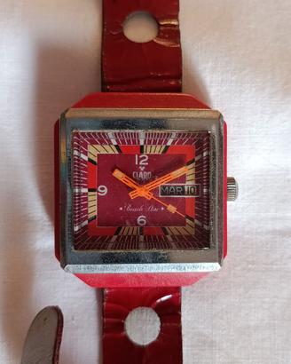 Claro Beach Star Rosso Raro Orologio True Vintage