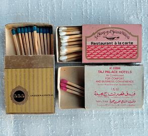 3 Scatole Fiammiferi da Collezione Anni '60/'70