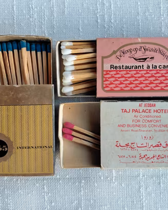 3 Scatole Fiammiferi da Collezione Anni '60/'70