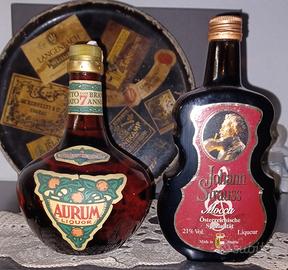 2 LIQUORI AURUM 7 ANNI E JOHANN STRAUSS MOCCA AUS