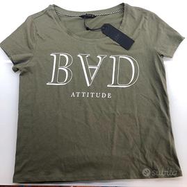T-shirt Only verde militare