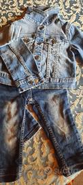 giubbini e jeans bambi da 9 a 12 mesi