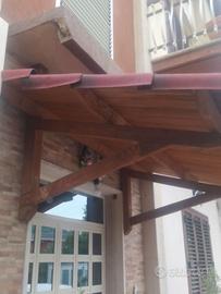 Pensilina in legno