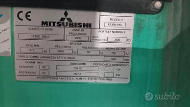 Mitsubischi 3500 Kg Pronto all' Uso
