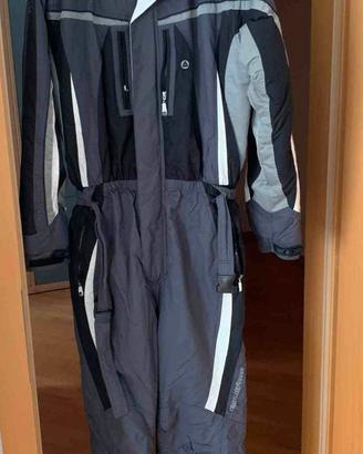 Tuta sci colore grigio taglia 56