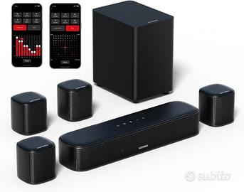 Soundbar 7.1 Controllo app Ottico/AUX/BT