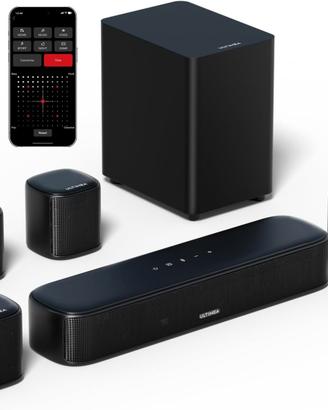 Soundbar 7.1 Controllo app Ottico/AUX/BT
