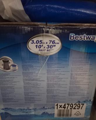 piscina gonfiabile  diametro 3m 