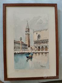 Acquerello "Il molo"