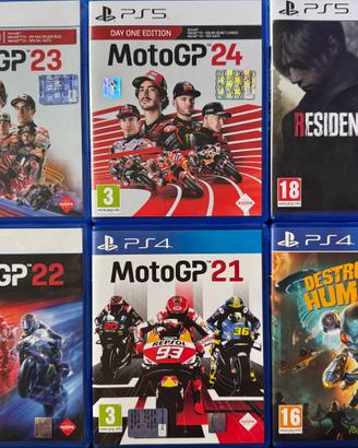 Collezione giochi PS4 Playstation e PS5
