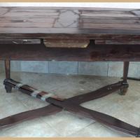 Tavolo a tiro in castagno tavolo a tiro allungabil