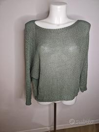 cardigan verde salvia