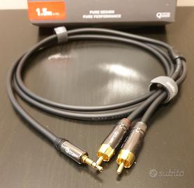 QED PERFORMANCE J2P GRAPHITE Mini Jack RCA Stereo