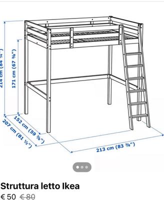 Letto a soppalco ikea
