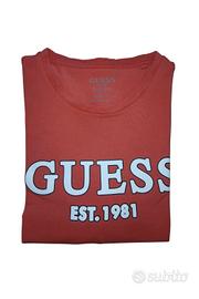 T-shirt GUESS Est. 1981 red