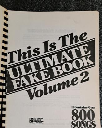 Spartiti This Is The Ultimate Fake Book, Vol. 2