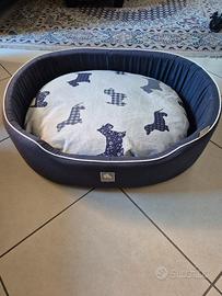 Cuccia per animali con cuscino