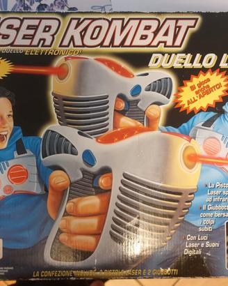 Gioco vintage anni 90 Laser Kombat duello laser 