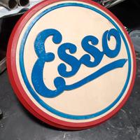 Quadro Esso arredo legno 