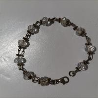 Bracciale vintage con perline di vetro