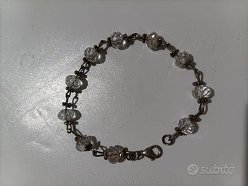 Bracciale vintage con perline di vetro