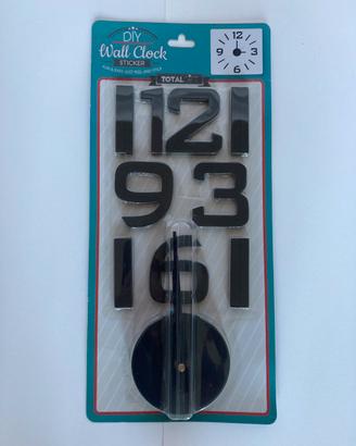 Orologio da parete adesivo wall clock sticker