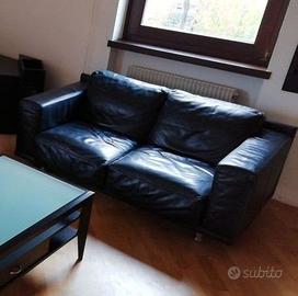 Divano in pelle - 2 posti - made in Italy