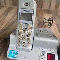Philips DECT 225 cordless phone con segreteria tel