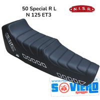 Sella NISA Camel Dettagli Bianchi Vespa 50 Specia