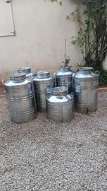 Tanica per Olio in Acciaio Inox 