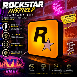 Lampada LED Rockstar Inspired USB 21cm
