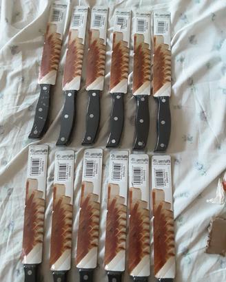 N. 12 COLTELLI PER TAGLIO PANE MARIETTI 20 CM