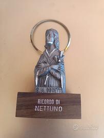 Scultura souvenir in metallo argentato S.M.Goretti