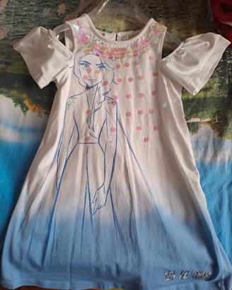 vestito 3-4a estivo Disney frozen