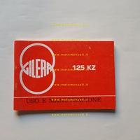 Gilera 125 KZ 1986 manuale uso manutenzione moto