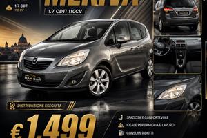 OPEL MERIVA 1.7  CDIT 110cv • Euro 5• Finanziabile