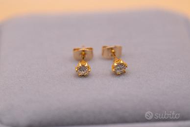 orecchini con diamanti CERTIFICATI