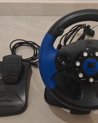 Volante e pedaliera per PlayStation, PC e Android