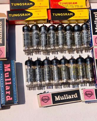 Valvole Mullard Tungsram EL84 6BQ5 CV2975 N709
