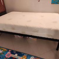 SET Materasso Memory Foam + Rete a Doghe Ortopedic