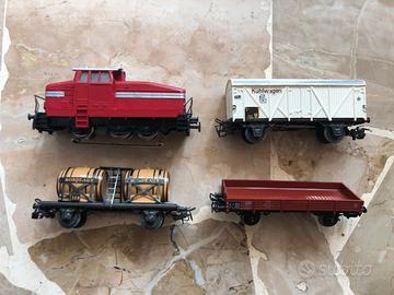 trenini vintage MARKLIN loco DHG 500 3078 + vagoni