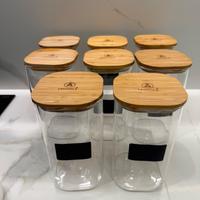 8 Barattoli in vetro Laguiole