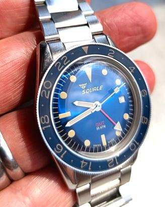 Orologio Squale Vintage 39 gmt full set