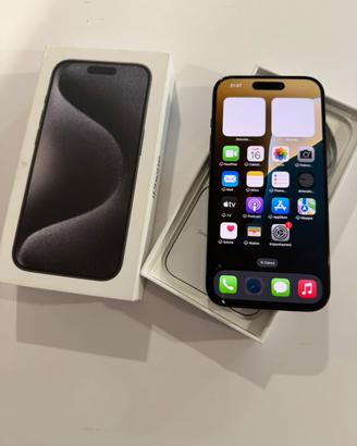 Iphone 15 pro 128gb black impeccabile