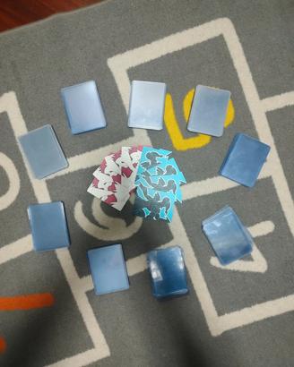 Lotto 90 Toploader + 8 separatori 