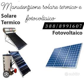 manutenzione solare termico fotovoltaico 