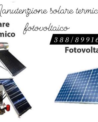 manutenzione solare termico fotovoltaico 